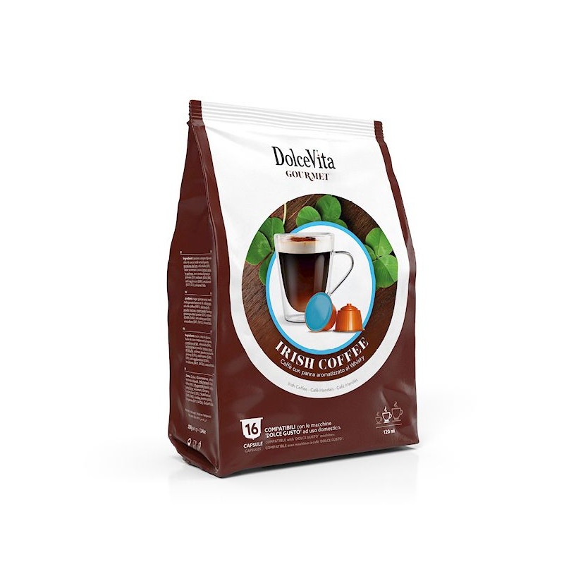 Dolce Vita IRISH COFFEE compatible Dolce Gusto® 16 cápsulas