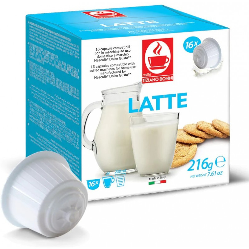 Cápsulas de leche compatibles con Dolce Gusto®
