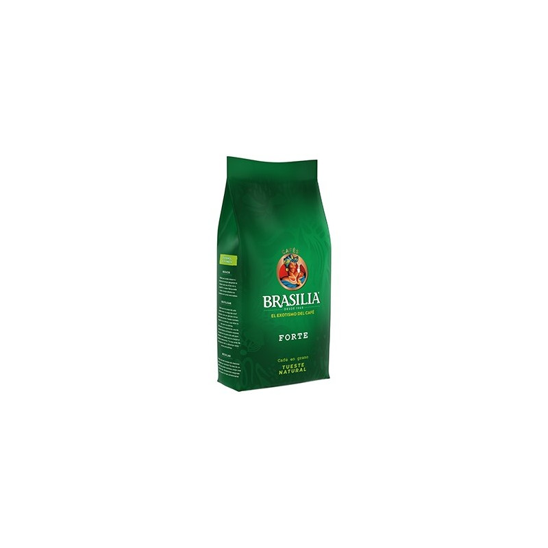 Café Tostado Natural en grano Brasilia FORTE 1Kg.