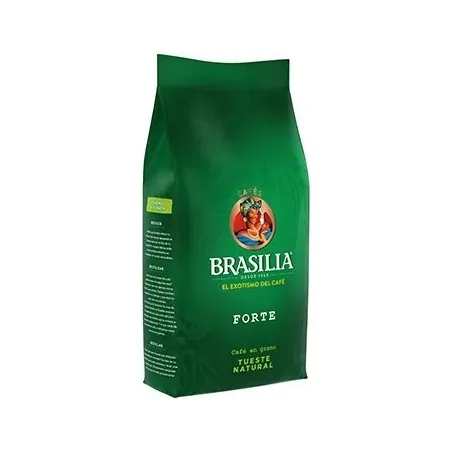 Café Tostado Natural en grano Brasilia FORTE 1Kg.