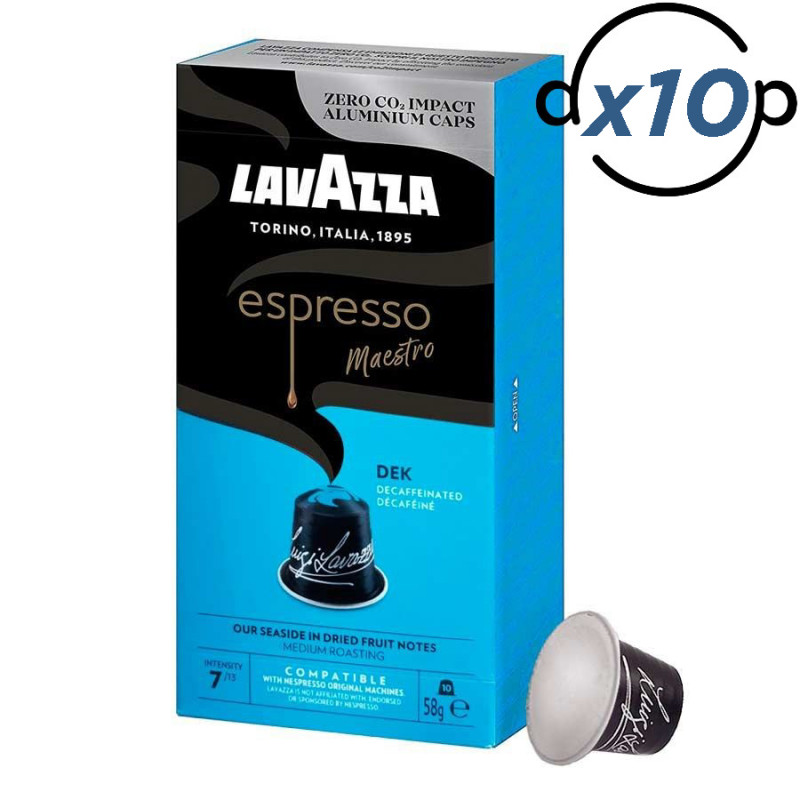 Lavazza Aluminio Espresso Descafeinado 100 Cápsulas Compatibles Nespresso®