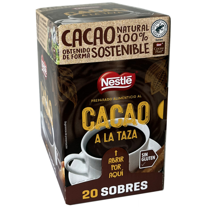 Cacao a la taza Nestle 20 sobres de 30 gr