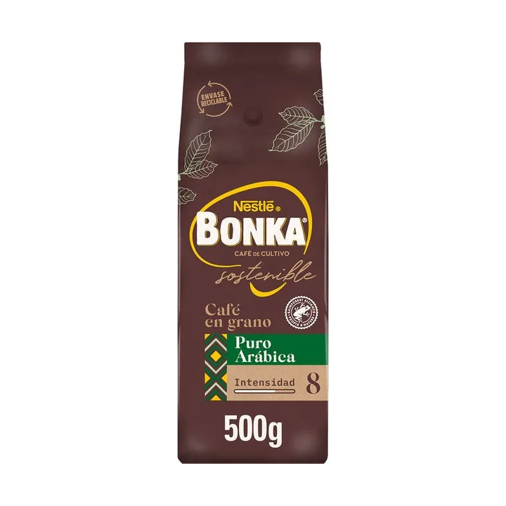 Café Bonka Puro Arábica en grano 500 g
