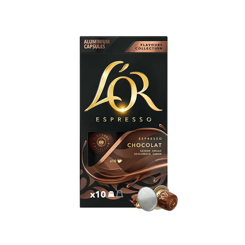 Luscioux Cápsulas compatibles con Nespresso®* CHOCOLATE