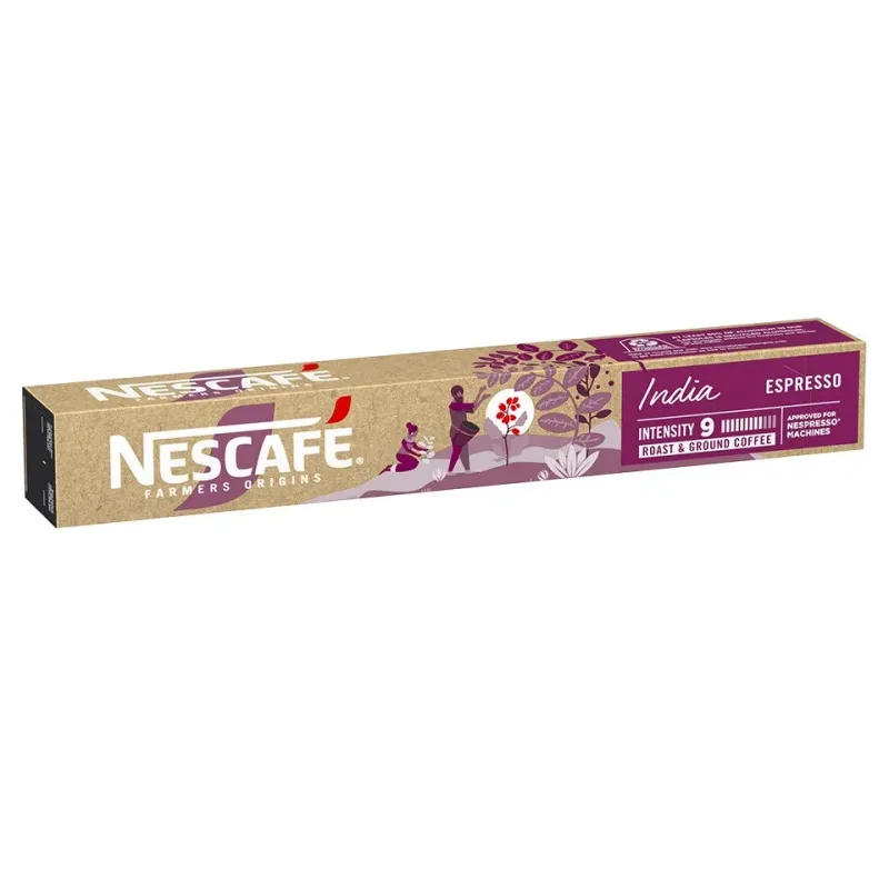 Nescafé India Espresso 10 cápsulas para máquinas Nespresso®