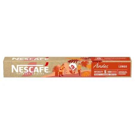 Nescafé Andes lungo 10 cápsulas para máquinas Nespresso®