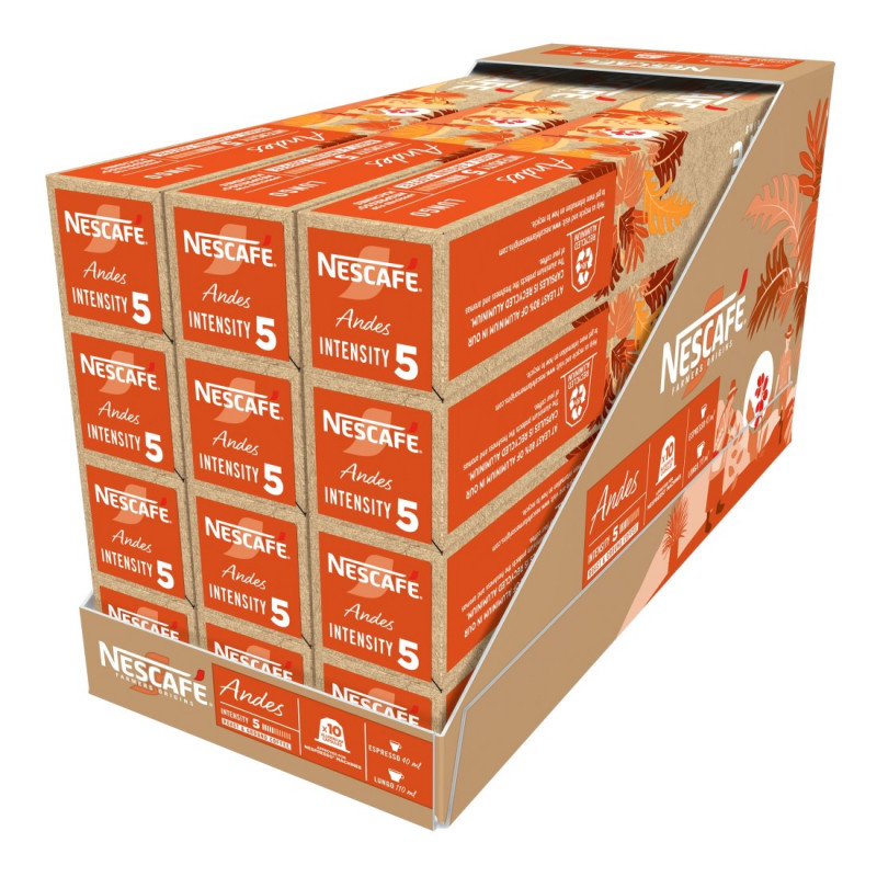 Nescafé Andes Lungo 120 cápsulas para máquinas Nespresso®