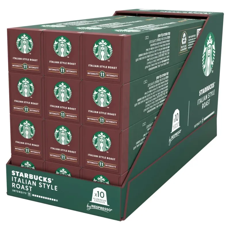 Starbucks® Italian By Nespresso® 120 cápsulas