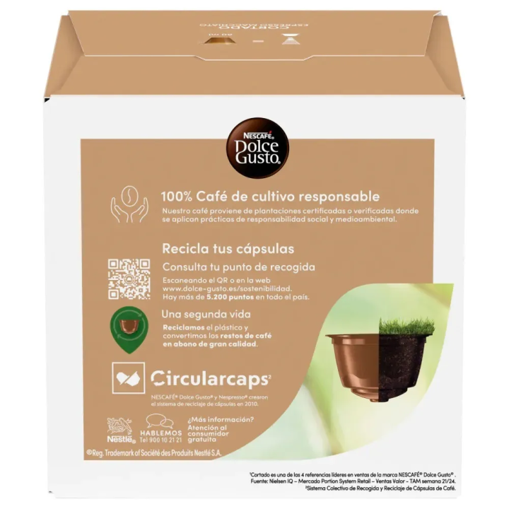 Café Cortado 16 cápsulas | Dolce Gusto Nescafé
