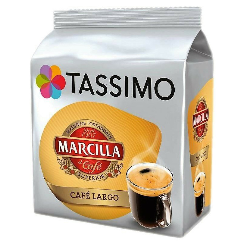 Tassimo Marcilla Café Largo 16 cápsulas