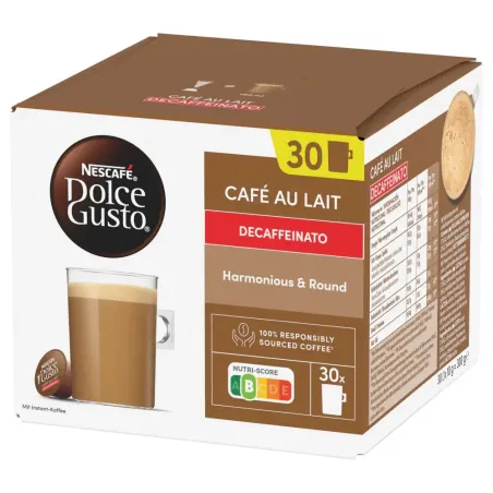 Nescafé Dolce Gusto CAFÉ CON LECHE DESCAFEINADO 30 cápsulas