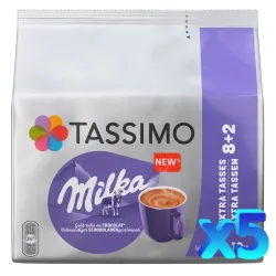 Tassimo Milka Chocolate 5 unidades - 50 tazas