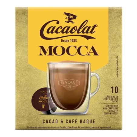 Mocca Cacaolat Baqué 10 cápsulas compatibles Dolce Gusto