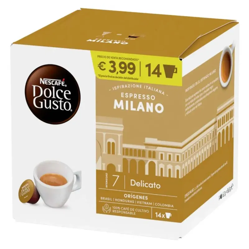 NESCAFÉ® Dolce Gusto® Espresso Milano 14 Cápsulas NESCAFÉ® Dolce Gusto® Espresso Milano 14 Cápsulas