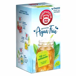 Té Verde con Hierbabuena Agua Fría Pompadour 20 bolsitas