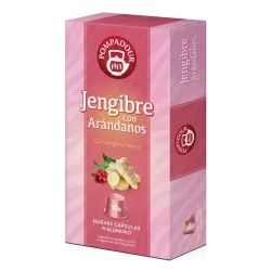 Jengibre con Arándanos Pompadour 10 cápsulas compatibles Nespresso®