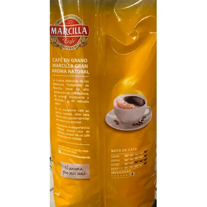 Valor energético MARCILLA Gran Aroma