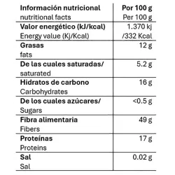 Valor energético Café molido mezcla Gran Aroma Marcilla 500 g.