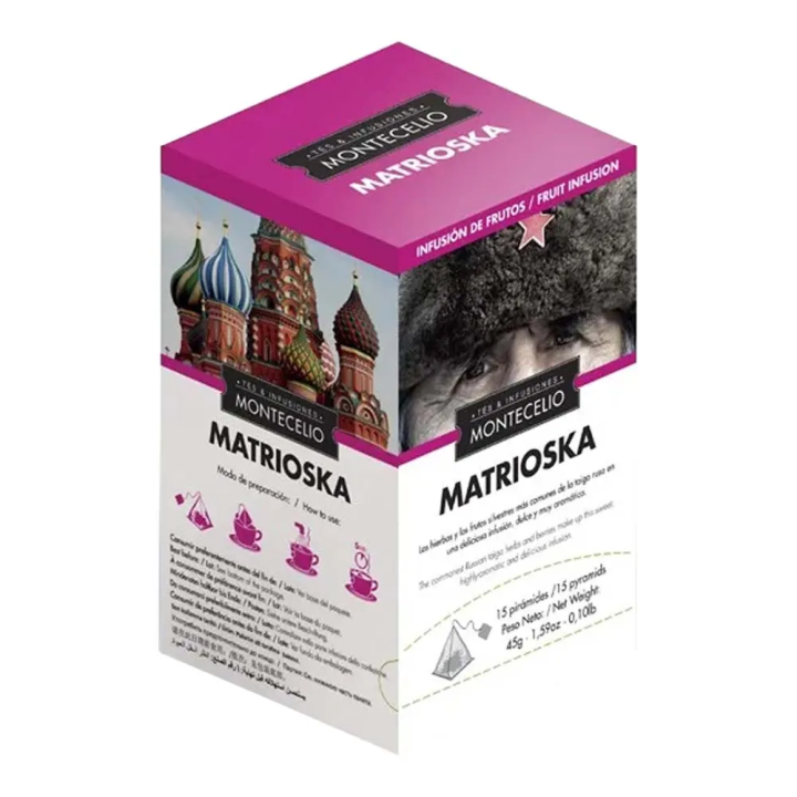 MATRIOSKA Montecelio Infusión de Frutos 15 Piramides