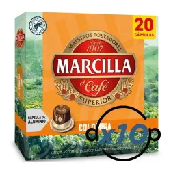 Marcilla Colombia 200 Cápsulas Compatibles Nespresso®