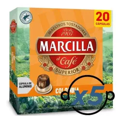 Marcilla Colombia 100 Cápsulas Compatibles Nespresso®