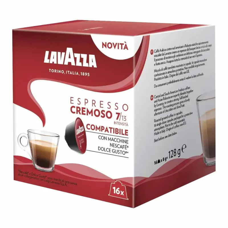 Lavazza Espresso Cremoso compatible Dolce Gusto® 16 u. Lavazza Espresso Cremoso compatible Dolce Gusto® 16 u.
