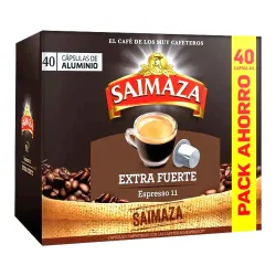 Café Saimaza Extra Fuerte compatibles Nespresso® 40 Cápsulas