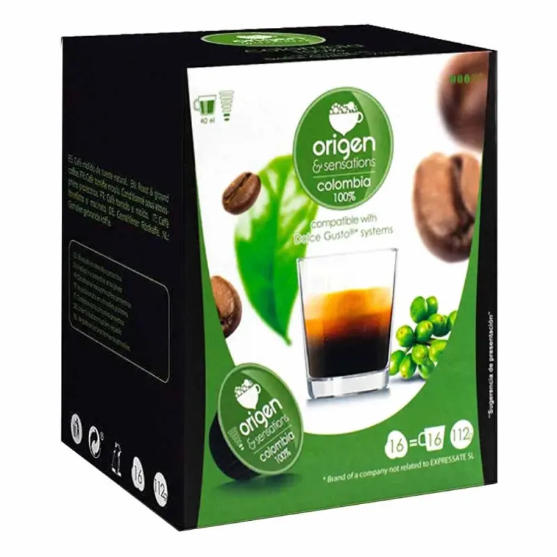 Origen & Sensations Café Colombia 160 Cápsulas Compatibles Dolce Gusto® Origen & Sensations Café Colombia 160 Cápsulas Compatibles Dolce Gusto®