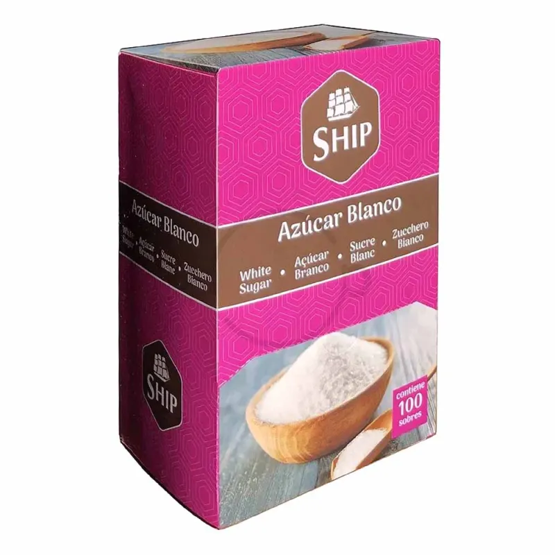 Azúcar Blanco 100 sobres x 5g.
