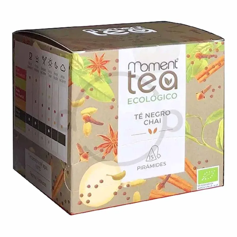 Moment Tea Té Negro Chai ECO 15 Piramides Moment Tea Té Negro Chai ECO 15 Piramides