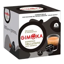 Gimoka Espresso Vellutato 16 cápsulas compatibles Dolce Gusto®