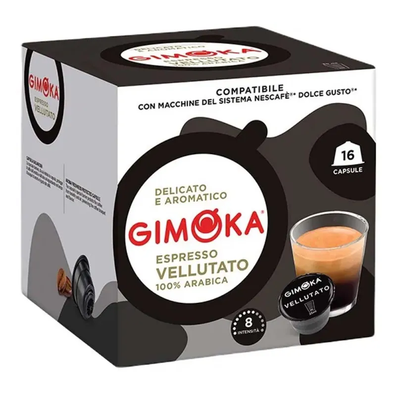 Gimoka Espresso Vellutato 16 cápsulas compatibles Dolce Gusto®