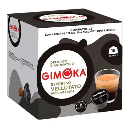 Gimoka Espresso Vellutato 16 cápsulas compatibles Dolce Gusto®