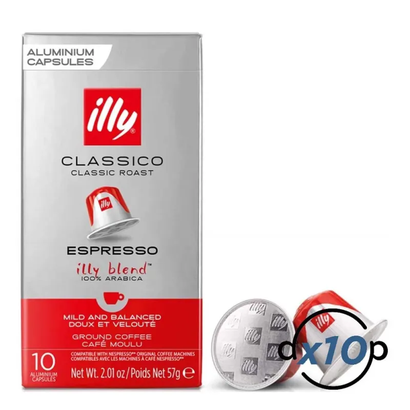 illy Classico 100 Cápsulas Compatibles Nespresso® illy Classico 100 Cápsulas Compatibles Nespresso®