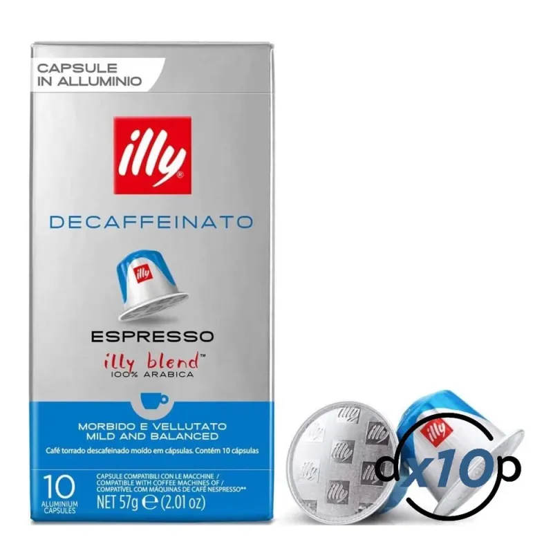 illy Descafeinado 100 Cápsulas Compatibles Nespresso® illy Descafeinado 100 Cápsulas Compatibles Nespresso®