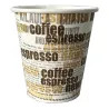 50 Vasos de papel para bebidas calientes de un solo uso 4 oz.