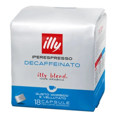 illy IPERESPRESSO Decaffeinato 18 cápsulas
