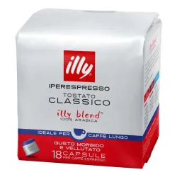 illy IPERESPRESSO Espresso Lungo 18 cápsulas