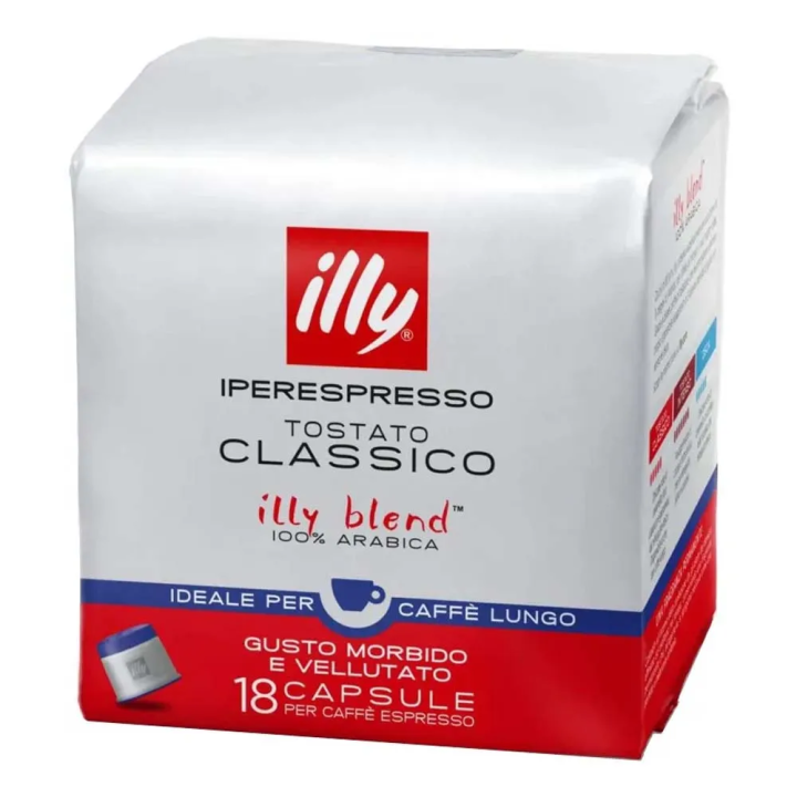 illy IPERESPRESSO Espresso Lungo 18 cápsulas