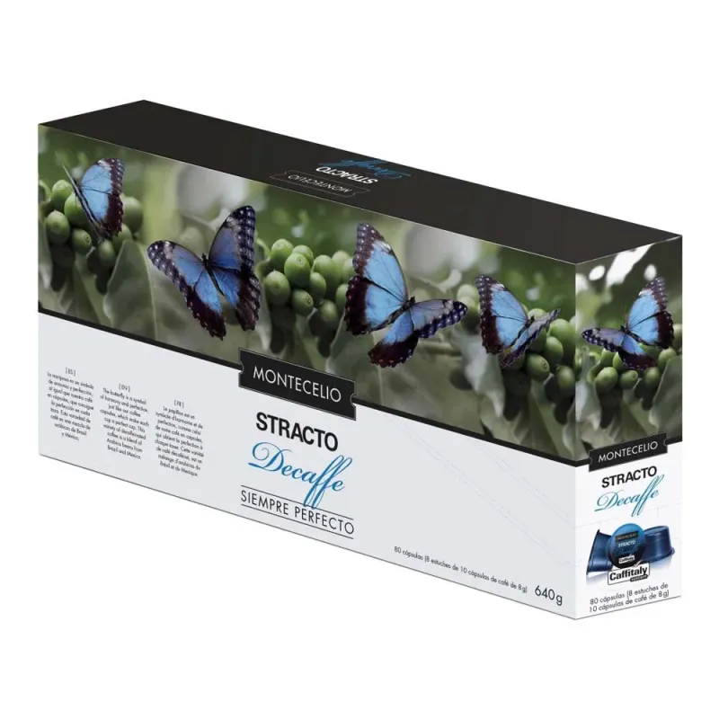 Montecelio Stracto Descafeinado Oferta 80 cápsulas sistema Caffitaly Montecelio Stracto Descafeinado Oferta 80 cápsulas sistema Caffitaly