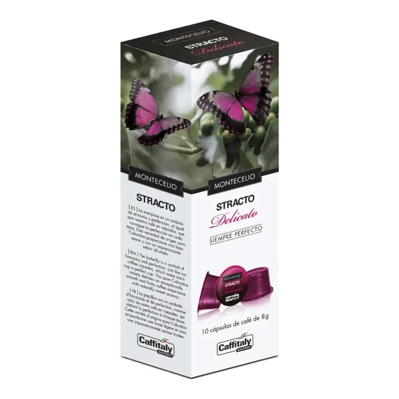 Montecelio Stracto Delicato 10 cápsulas sistema Caffitaly Montecelio Stracto Delicato 10 cápsulas sistema Caffitaly