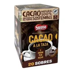 Cacao a la taza Nestle 20 sobres de 30 gr