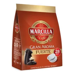 Marcilla Gran Aroma Fuerte 28 Monodosis Senseo®