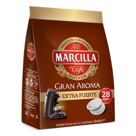 Marcilla Gran Aroma Extra Fuerte 28 Monodosis Senseo®
