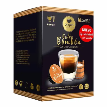 Origen & Sensations Café Bombón 16 Cápsulas Compatibles Dolce Gusto®