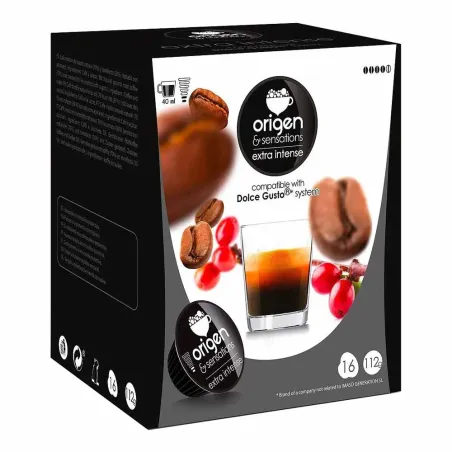Origen & Sensations Café Extra Intense 16 Cápsulas Compatibles Dolce Gusto®