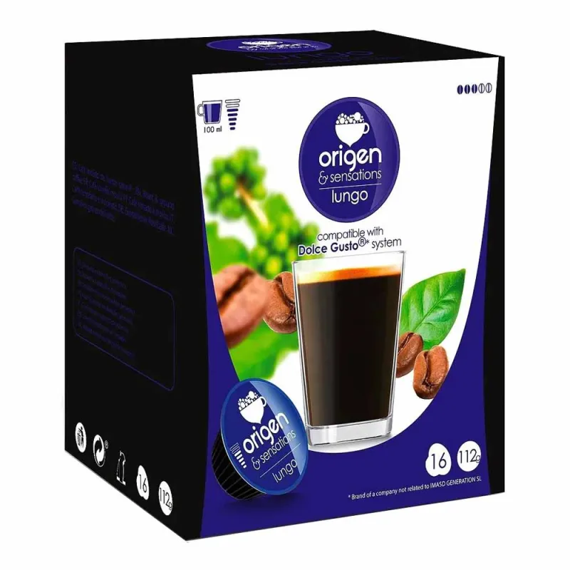 Origen & Sensations Café Lungo 16 Cápsulas Compatibles Dolce Gusto®