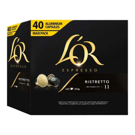 L'OR Espresso Ristretto Compatibles Nespresso® 40 cápsulas