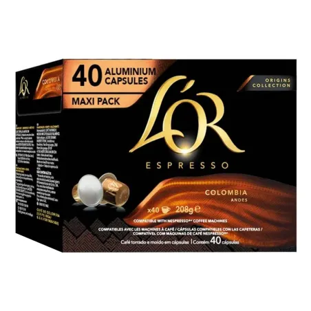 L'OR Espresso Colombia Compatibles Nespresso® 40 cápsulas