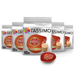 Café Cortado 5 unidades - 80 cápsulas | Tassimo Marcilla